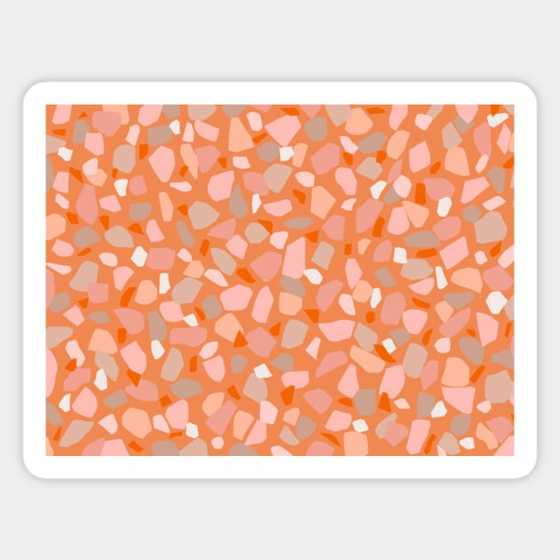 Mid century terrazzo Magnet by Obstinate and Literate